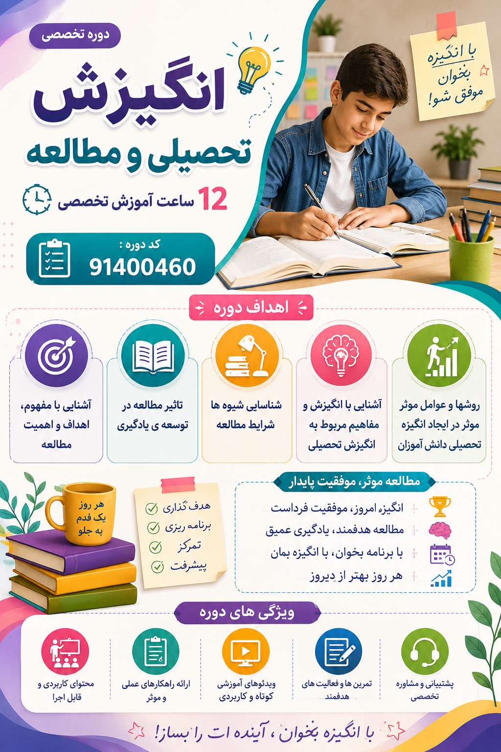 انگیزش تحصیلی و مطالعه 